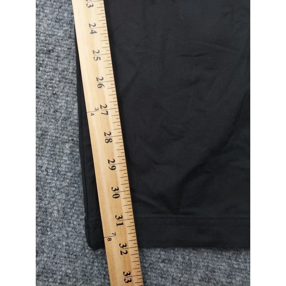 Adidas Golf Pants Mens 40x34 Black Flat Front Stretch Performance Outdoor Preppy